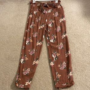 American Eagle Floral Pants